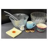 (2) PUNCH BOWLS W/ LADLES