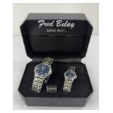 FRED BELAY HIS & HER WATCH SET