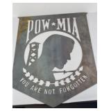 POW-MIA METAL SIGN