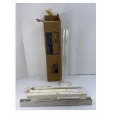 LABORATORY BEAKER & THERMOMETER