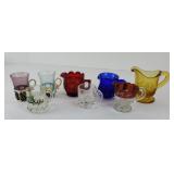 (8) CREME PITCHERS & MUGS