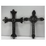 (2) HEAVY METAL CROSSES