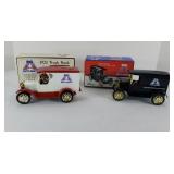 (2) BIG A AUTO PARTS DIECAST TRUCKS ERTL