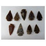 (9) ARROW HEADS