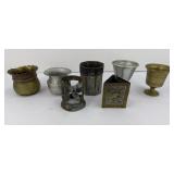 METAL TOOTHPICK HOLDERS & OTHER METAL ITEMS