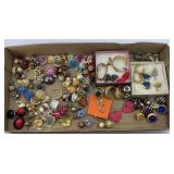 VINTAGE COSTUME EARRINGS: CLIP ON & PIERCED