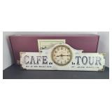 CAFE TOUR FRENCH STYLE CLOCK