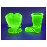 (2) URANIUM TOOTHPICK HOLDERS