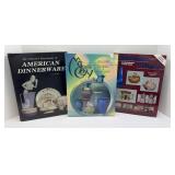 (3) POTTERY & DINNER COLLECTOR BOOKS