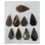 (9) ARROW HEADS