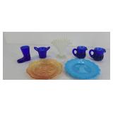 COBALT TOOTHPICK HOLDERS, MINIATURE COLLECTOR