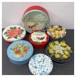 (7) DECORATIVE TINS