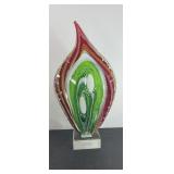 LARGE ART GLASS DISPLAY