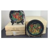 (5) RUSSIAN COLLECTOR ORNATE PLATES