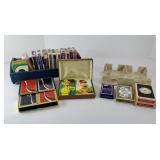 VINTAGE PLAYING CARDS W/ HOLDER