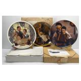 (8)  NORMAN ROCKWELL COLLECTOR PLATES