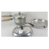ALUMINUM PRESSURE COOKER, SKILLET & NON MATCHING