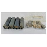 (5) ROLLS OF 1960 P NICKELS (200) NICKELS