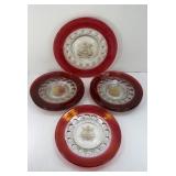 INDIANA GLASS COLLECTOR PLATES: 1974-1980