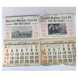 (2) HOOSIER FEED CALENDARS 10942 & 1943