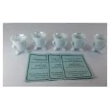 (4) LOUISE BOYD COMMEMORATIVE TOOTHPICK HOLDERS