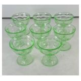(8) GLASS DESSERT COUPES