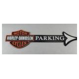 CAST IRON HARLEY DAVIDSON SIGN