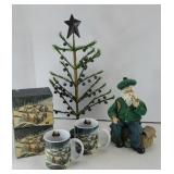 MUSICAL IRISH SANTA , JINGLE BELL TREE & MUGS