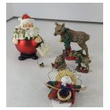 DEPT 56 SANTA ORNAMENT & CHRISTMAS DECORATIONS