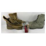 MERRELL TACTICAL BOOTS & LACE UP ZIPPER SET
