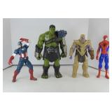 (4) MARVEL ACTION FIGURES