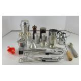 METAL KITCHEN UTENSILS & MORE