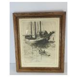 R H PALENSKE PRINT, OUT TO SEA