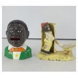 BLACK AMERICANA BANK AND PAPERWEIGHT