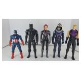 (5) MARVEL ACTION FIGURES