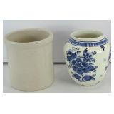 ROSEVILLE OHIO CROCK & GINGER JAR