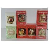 (7) COCA COLA ORNAMENTS