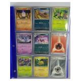 (50)+ POKEMON CARDS IN BINDER