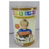 WOOD LOGS & PLASTIC TOYS