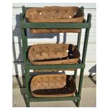 BASKET DISPLAY W/ BASKETS