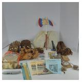 NATIVE AMERICAN AND CRAFTING ITEMS