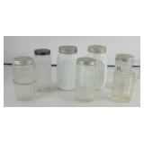 ANTIQUE CABINET JARS & SHAKERS