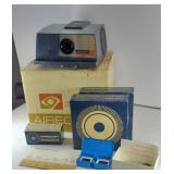 AIREQUIPT SLIDE PROJECTOR & SLIDES