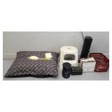 STOOL, HEATER, DOG PILLOW, MORE