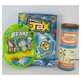 TINKERTOYS, MIGHTY BEANZ & PRO JAX GAME