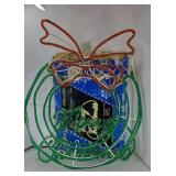 (2) CHRISTMAS LIGHTED SIGNS