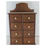 WOODEN SPICE CABINET