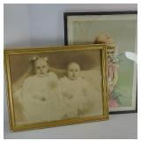 CHILDRENS PRINT & PHOTOGRAPH