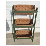 BASKET DISPLAY W/ BASKETS