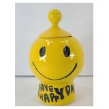 MCCOY SMILEY FACE HAPPY DAY COOKIE JAR